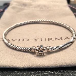 David Yurman Fleur de Lis Stack Bracelet